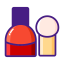 Mushroom Puff Icon, mushroom puff,makeup tool