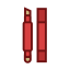 Red Double - Headed Eyebrow Pencil Icon, eyebrow pencil,eye makeup