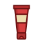 Red Facial Cleanser Tube Icon, facial cleanser,skin care