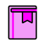 Book with Bookmark Icon, book,bookmark,reading
