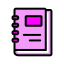 Notebook Icon, notebook,notes,study