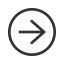 Circled Right Arrow Icon, arrow,circle,right
