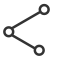 Share Icon, connect,dots,share