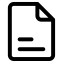 Document with Two Lines Icon, document,file,text
