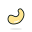 Cashew Nut Icon, cashew,nut