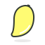 Mango Fruit Icon, mango,fruit