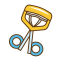 Eyelash Curler Icon, cosmetics,eyelash curler,makeup