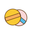 Powder Puff Icon, cosmetics,makeup,powder puff