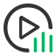 Study Icon, graph,play,study