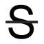 Letter S with Line Icon, S,letter,typography
