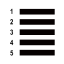 Order Alignment Icon, alignment,order,text