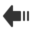 Left Arrow Fill Icon, arrow,left,navigation