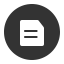 Round Text Fill Icon, text,fill,circle