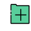 Green Add Folder Icon, add,folder,green