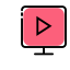TV Play Icon, TV,play,media