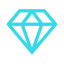Diamond Icon, diamond,premium,reward