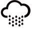 Heavy Rain to Severe Rain Icon, rain,weather