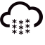 Heavy Snow to Blizzard at Night Icon, night,snow