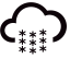 Heavy Snow to Blizzard Icon, snow,weather