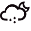 Showers at Night Icon, night,showers