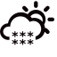 Snow Showers Icon, showers,snow