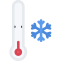 Low Temperature Icon, low temperature,snow,thermometer