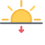 Sunset Icon, sunset,sun,weather