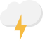 Thunder Icon, thunder,lightning,weather