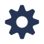 Gear Settings Icon (Filled) Icon, filled,gear,settings