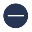 Minus Delete Icon (Filled Circle) Icon, circle,delete,minus