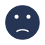 Sad Face Icon (Filled) Icon, face,filled,sad