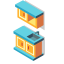 Isometric Kitchen Cabinet Icon, kitchen cabinet,furniture