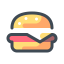 Hamburger Icon, hamburger,fast food