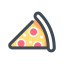 Pizza Fast Food Icon, fast food,pizza