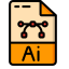 AI File Icon, AI,file format,vector