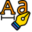 Edit Text Icon, edit text,design,editing