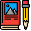 Sketchbook Icon, sketchbook,drawing,design