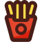 French Fries Icon, French fries,fast food