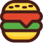 Hamburger Icon, hamburger,fast food