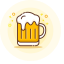 Draft Beer Icon, beverage,draft beer