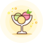 Fruit Ice Cream Icon, fruit ice cream,dessert