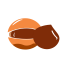 Basketball - like Snack Icon, snack,nut