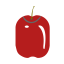 Red Apple Icon, apple,fruit