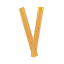 V - shaped Icon, snack,food