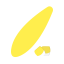 Yellow Banana - like Icon, banana,fruit