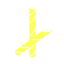 Yellow L - shaped Icon, snack,design