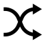 Shuffle Fill Icon, fill,media,shuffle