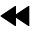 Rewind Fill Icon, fill,rewind,triangles