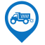 Car Accident 2 Map Marker (Blue) Icon, blue marker,car accident