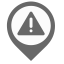 Emergency Map Marker (Gray) Icon, emergency,gray marker